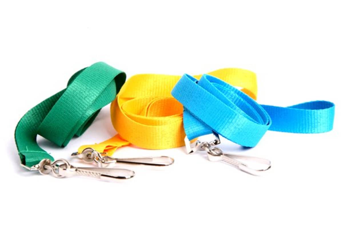 Gemini 15mm Plain Polyester Lanyard with Swivel Hook