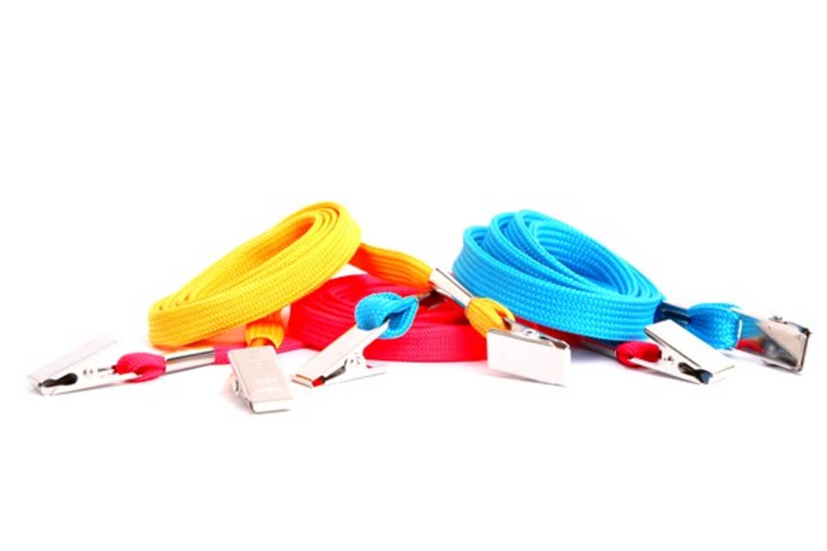 Leo Plain 10mm Lanyard with Double Alligators