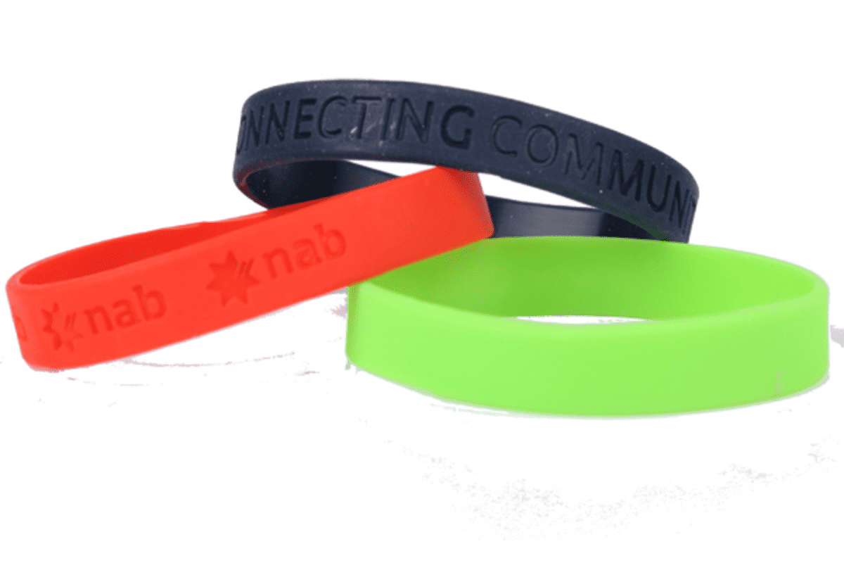 Silicone Wristband 12mm Debossed