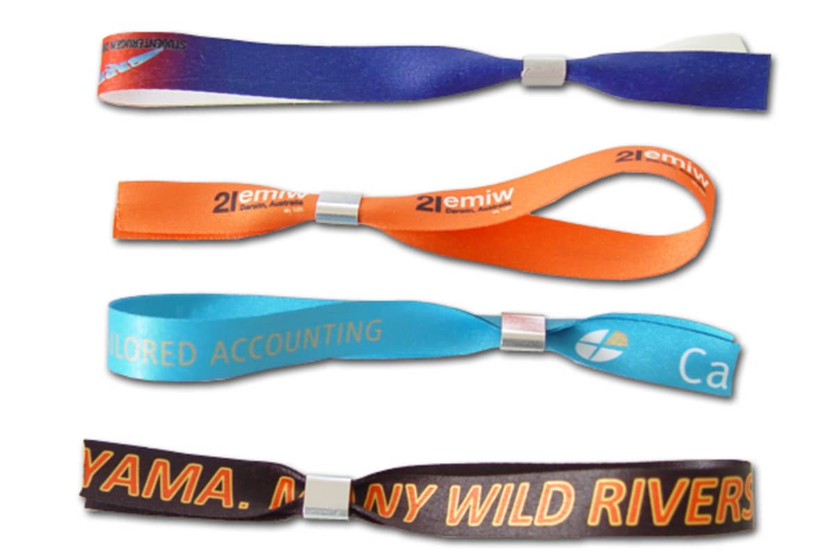 Fabric Wristbands Sublimated Indent