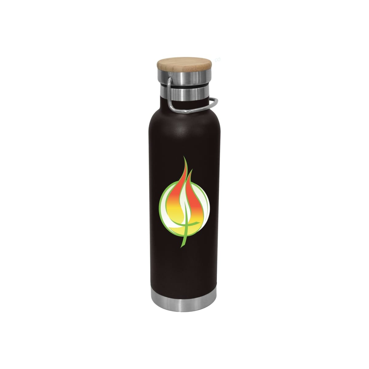 Valley 650ml Vacuum Bamboo Lid Bottle