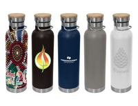 Valley 650ml Vacuum Bamboo Lid Bottle