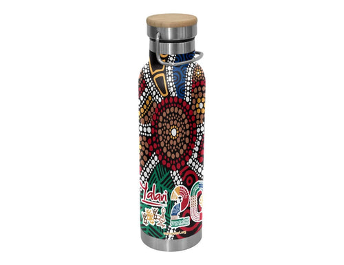 Valley 650ml Vacuum Bamboo Lid Bottle