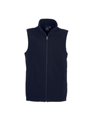 Mens Plain Micro Fleece Vest