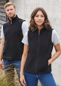 Mens Plain Micro Fleece Vest