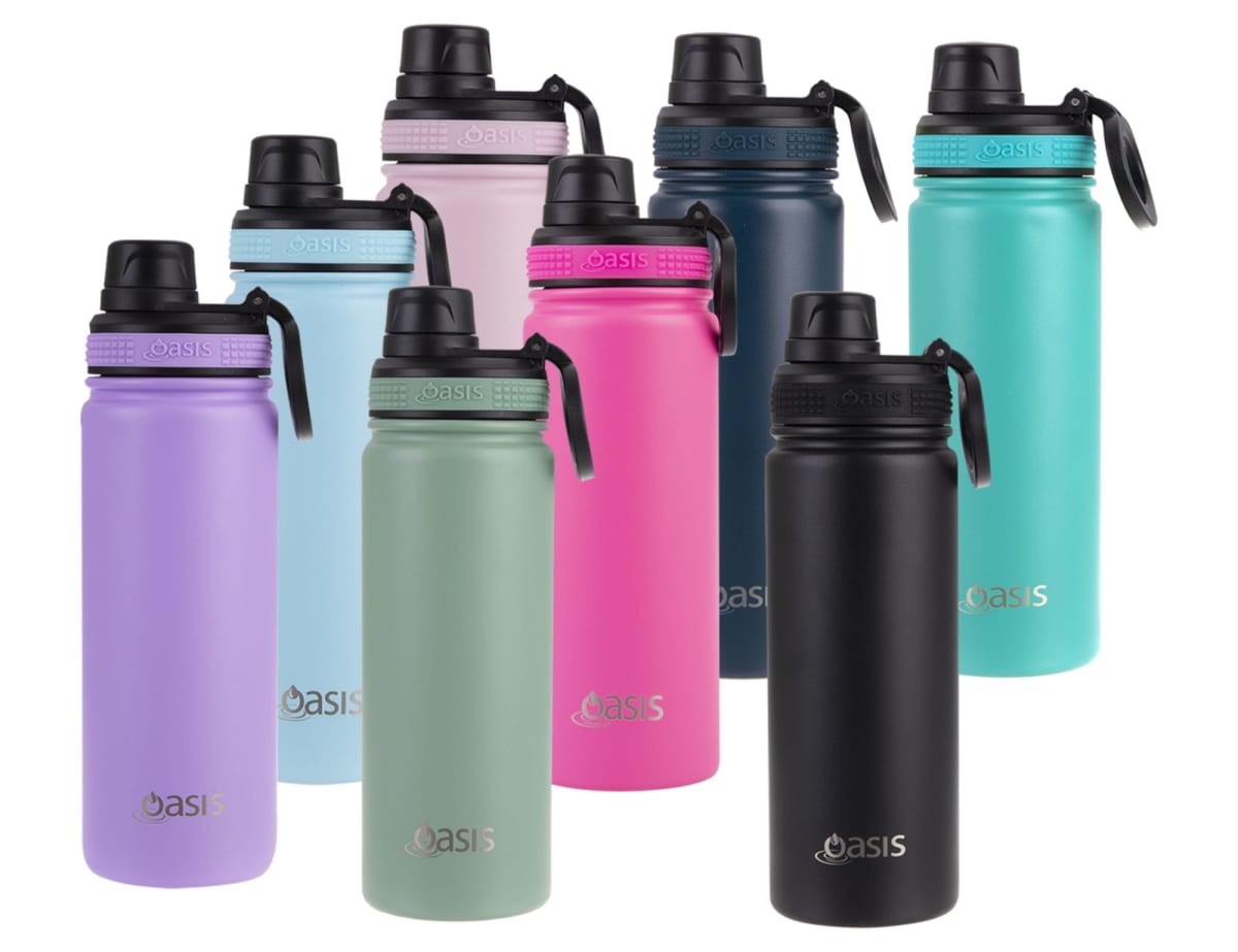 Oasis Challenger 1.1L Vacuum Sports Screw Cap Bottle