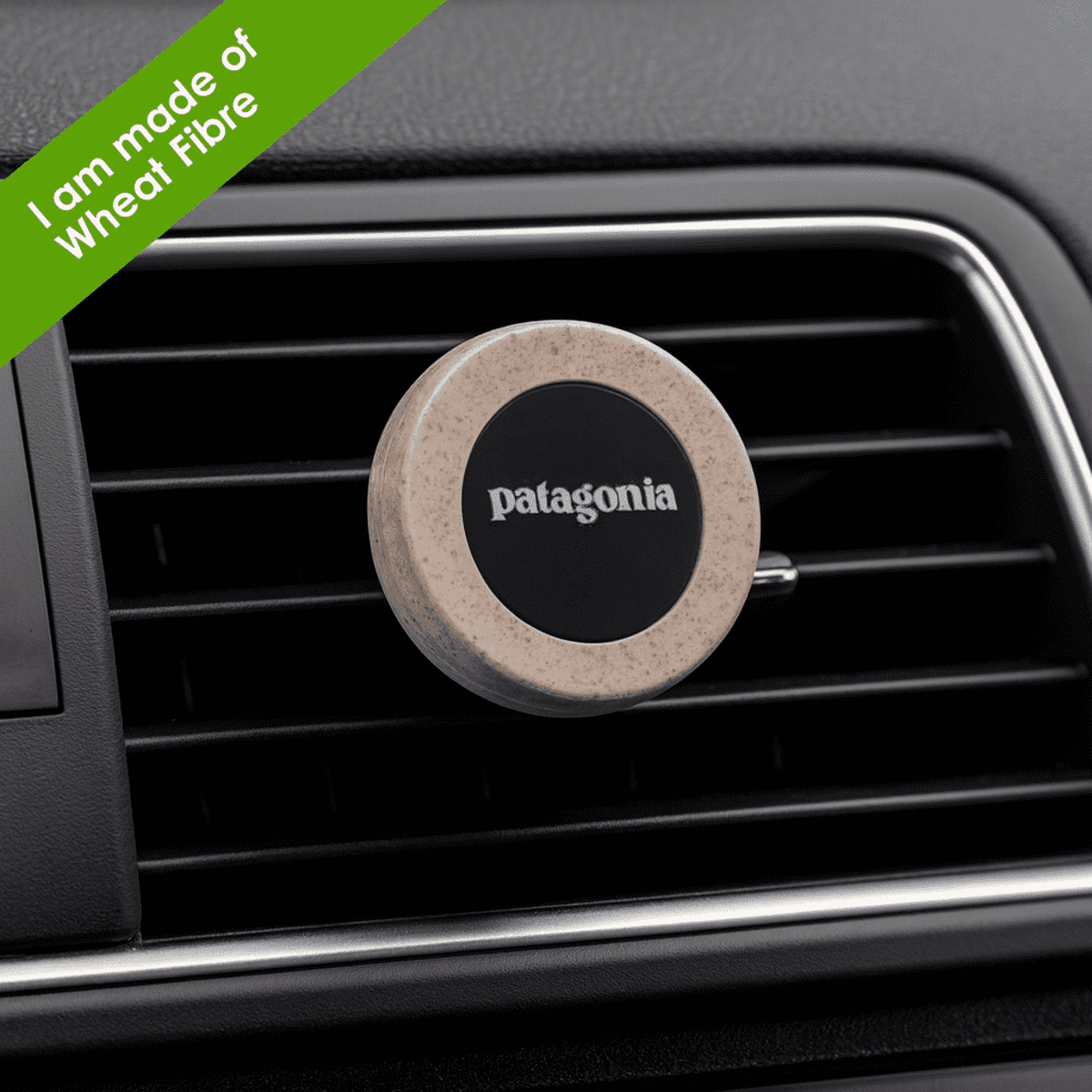 Kozo Universal Magnetic Car Vent Mount - Plant Fibre - Round