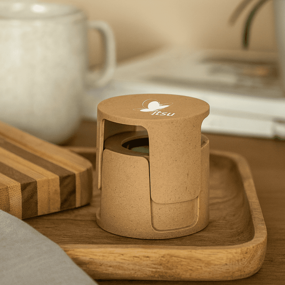 Ruma Wireless speaker in Plant Fibre