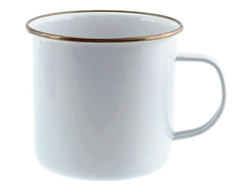 Falcon Enamel 500ml 9cm Rimmed Mug