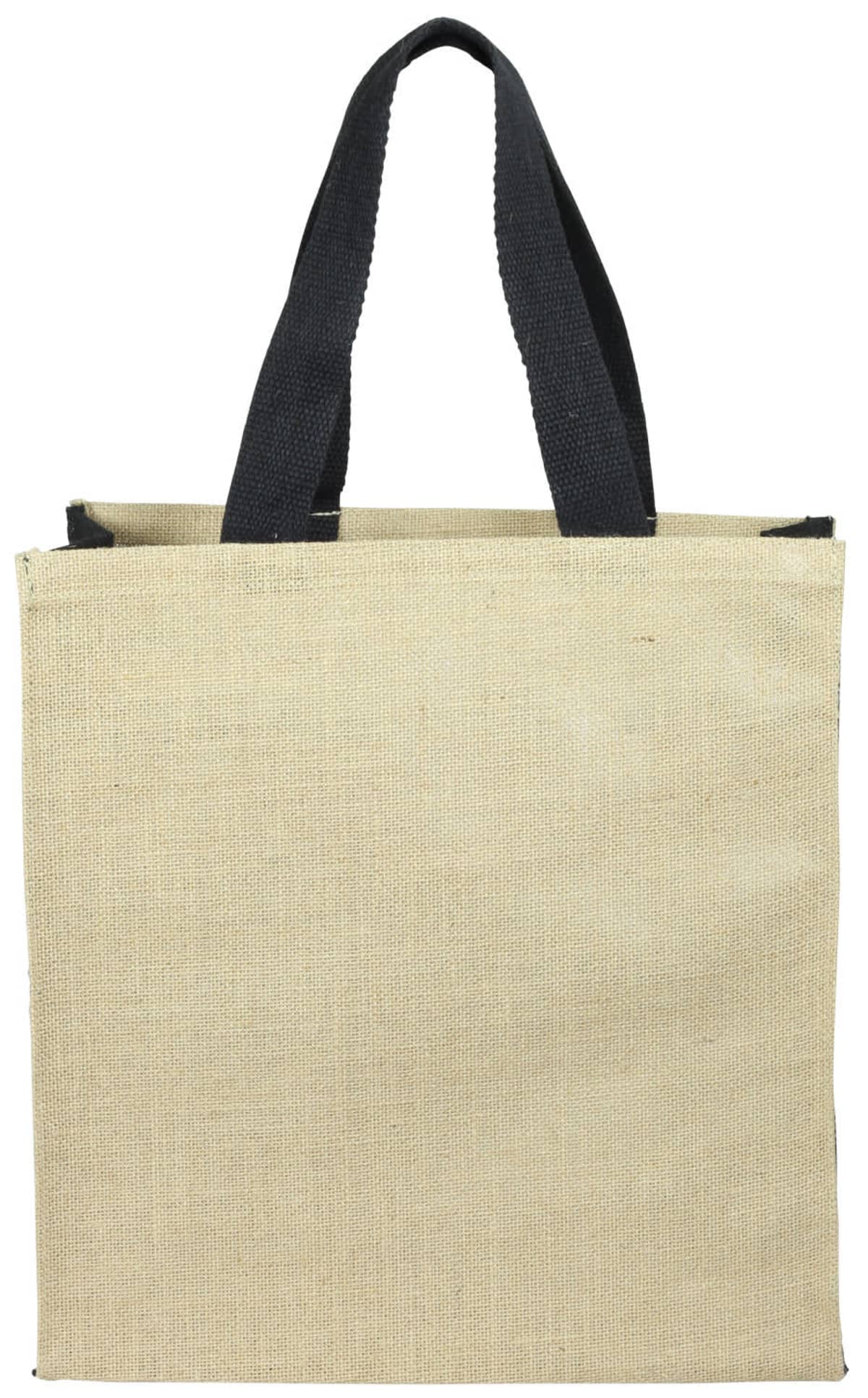 Jute panelled carry-all