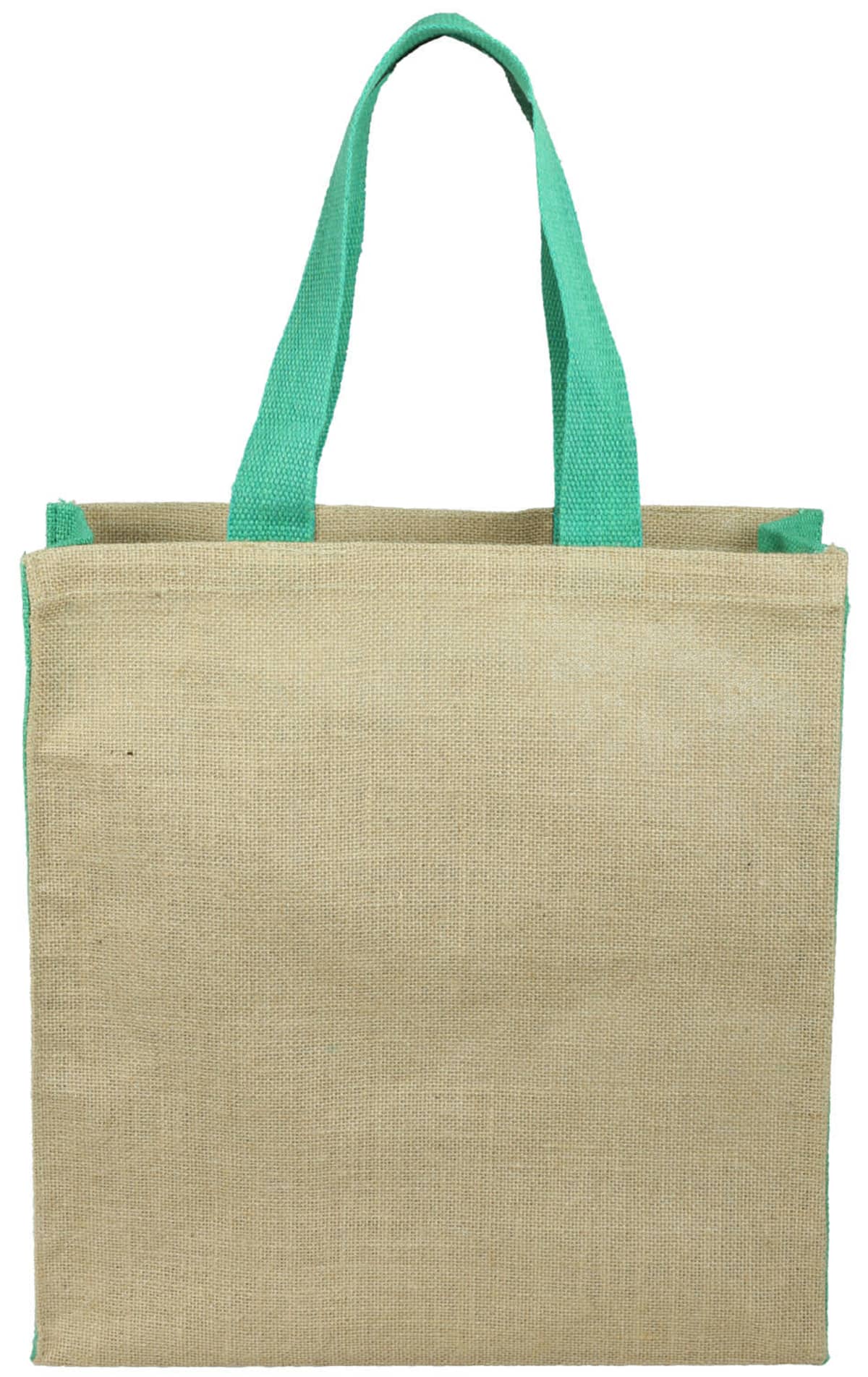 Jute panelled carry-all
