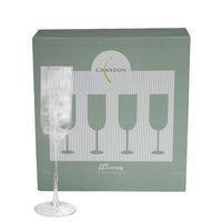 Atticus Ribbed Champagne Glasses