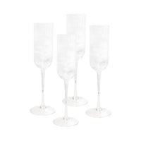 Atticus Ribbed Champagne Glasses