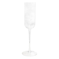 Atticus Ribbed Champagne Glasses