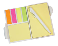 Sticky notebook and pen