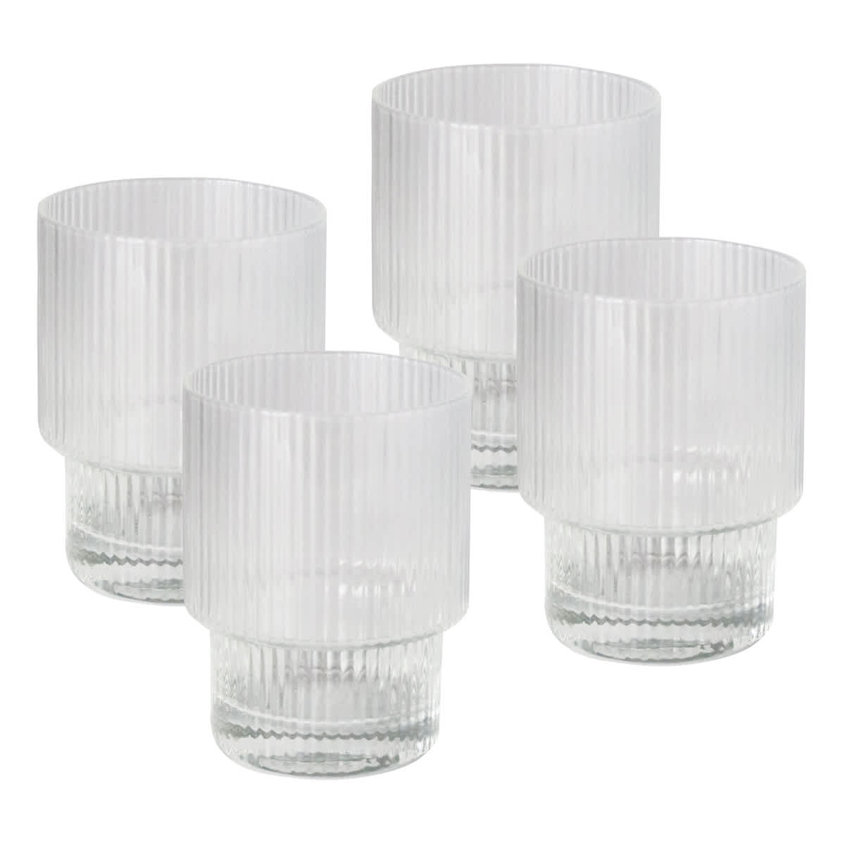 Linnea Ribbed Glass Tumbler