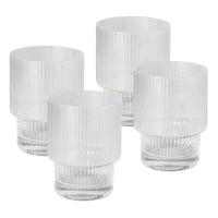 Linnea Ribbed Glass Tumbler