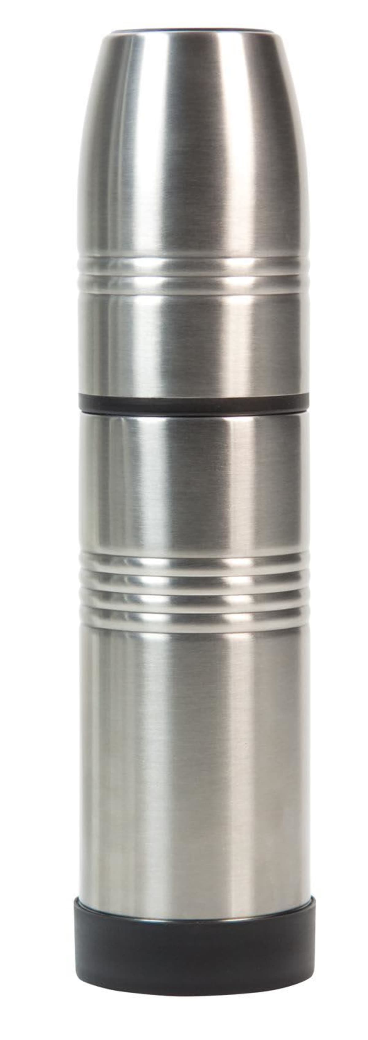 vacuum flask with cup 750ml capacity - stainless steel