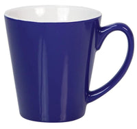 Coffee mug 300ml conical shape 2 tone