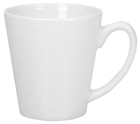 Coffee mug 300ml conical shape 2 tone