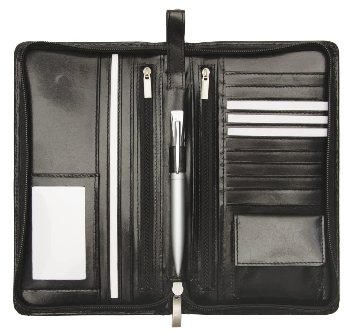 Passport wallet leather look