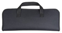 BBQ tool set 4 utensils with wooden handles in black zippered case