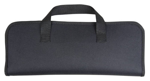BBQ tool set 4 utensils with wooden handles in black zippered case