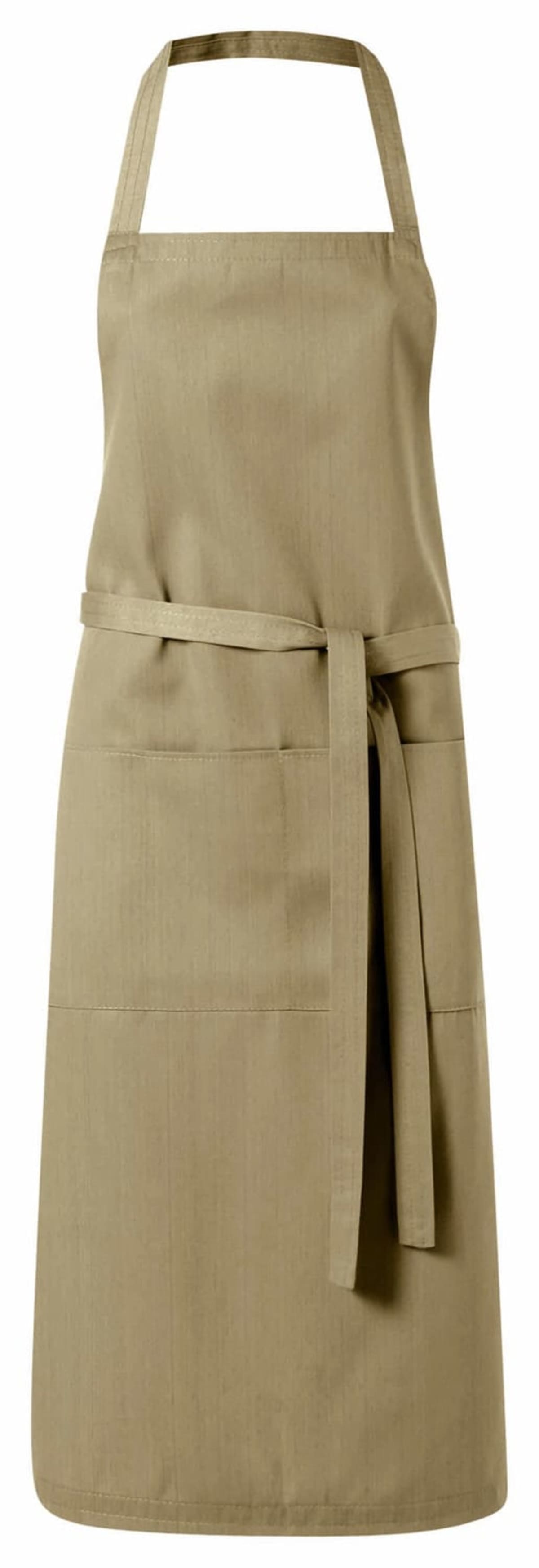 Apron large size with front pocket adjustable waist strap