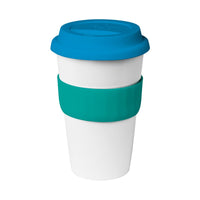 Coffee cup / mug   16oz/535ml Plastic Karma Kup Silicon Lid Reusable