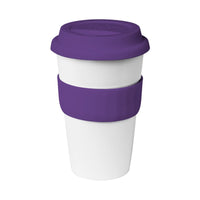 Coffee cup / mug   16oz/535ml Plastic Karma Kup Silicon Lid Reusable