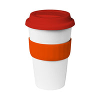 Coffee cup / mug   16oz/535ml Plastic Karma Kup Silicon Lid Reusable