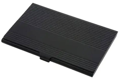 Business card holder metal holds up to 15 cards