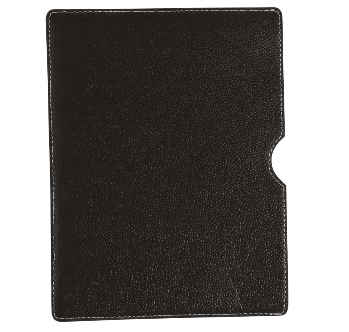 iPad slip case made from cotton and leather