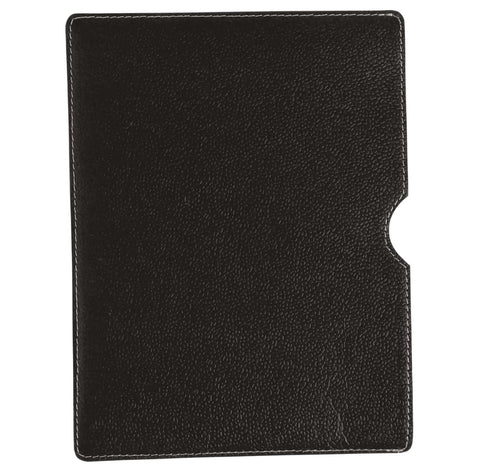 iPad slip case made from cotton and leather