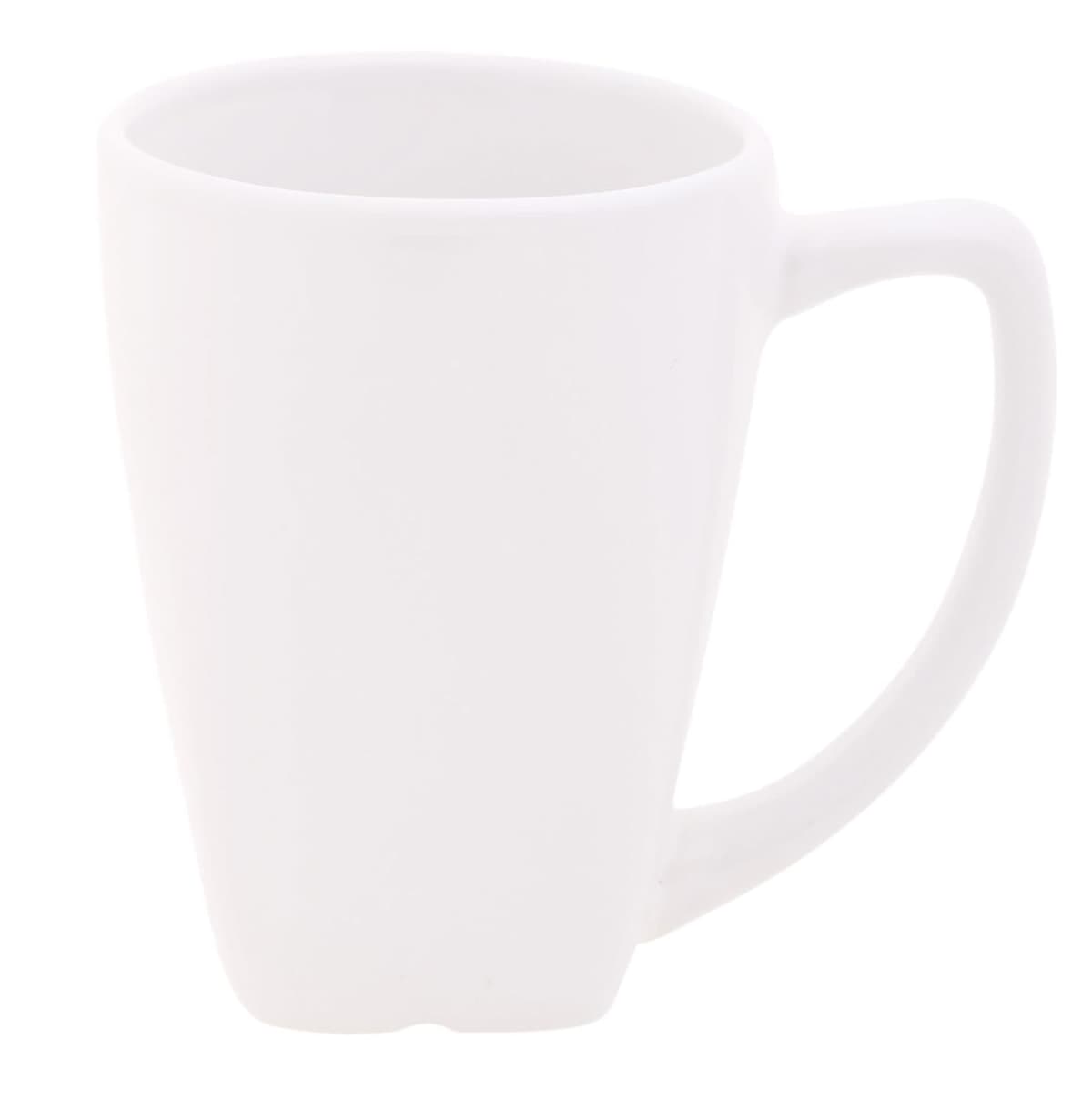 Coffee  mug 300ml square shape D handle