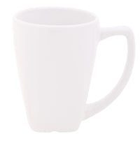 Coffee  mug 300ml square shape D handle