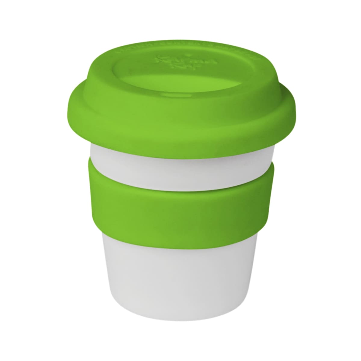 coffee cup or mug 4oz/120ml Plastic Karma Kup Piccolo Silicon Lid Reusable