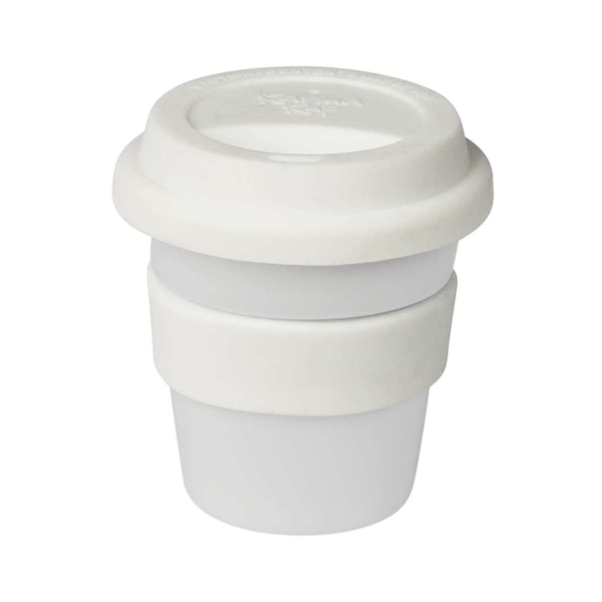 coffee cup or mug 4oz/120ml Plastic Karma Kup Piccolo Silicon Lid Reusable