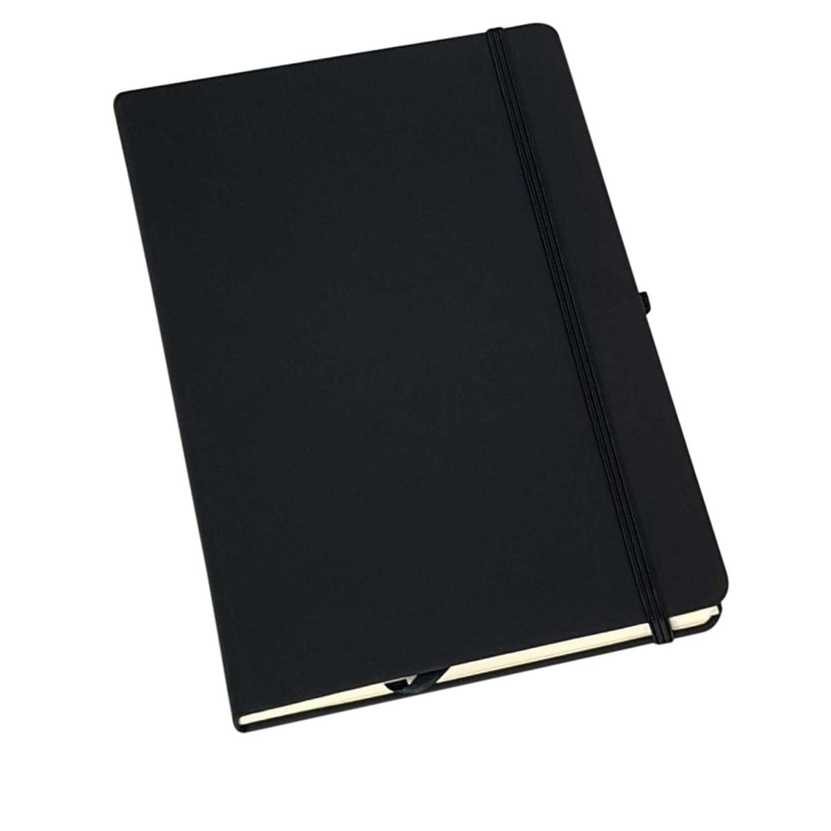notebook A5 size 160 cream lined pages and internal pocket