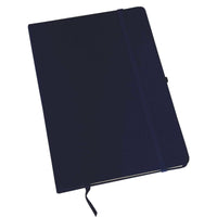 notebook A5 size 160 cream lined pages and internal pocket