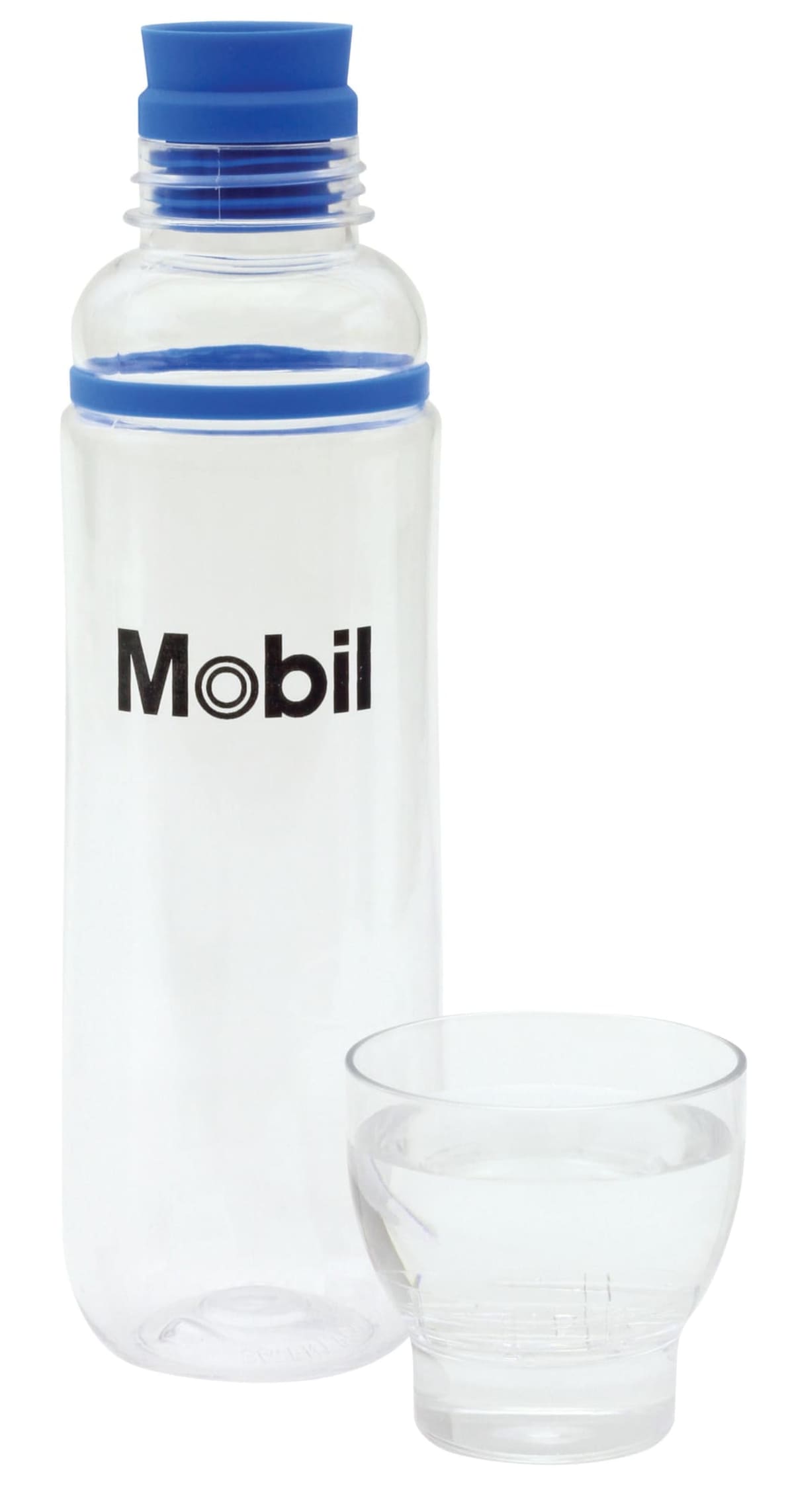 Drink Bottle made from Tritan material with matching silicon band (cap turns into cup) 700ml