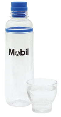 Drink Bottle made from Tritan material with matching silicon band (cap turns into cup) 700ml