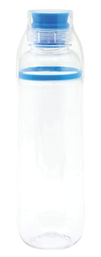 Drink Bottle made from Tritan material with matching silicon band (cap turns into cup) 700ml