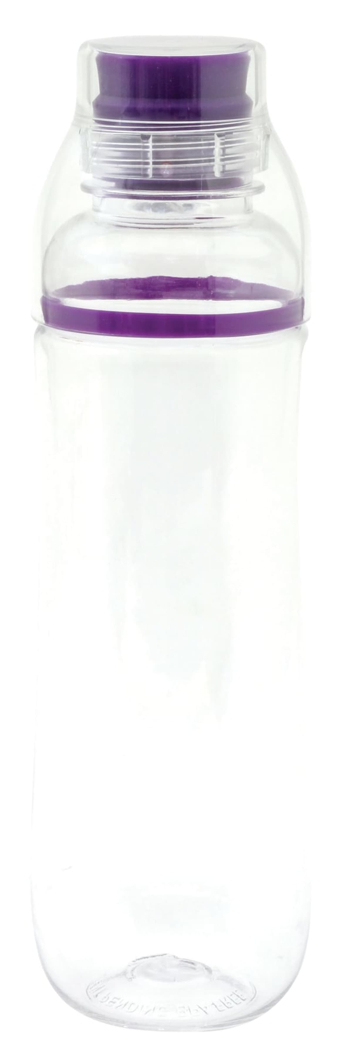 Drink Bottle made from Tritan material with matching silicon band (cap turns into cup) 700ml