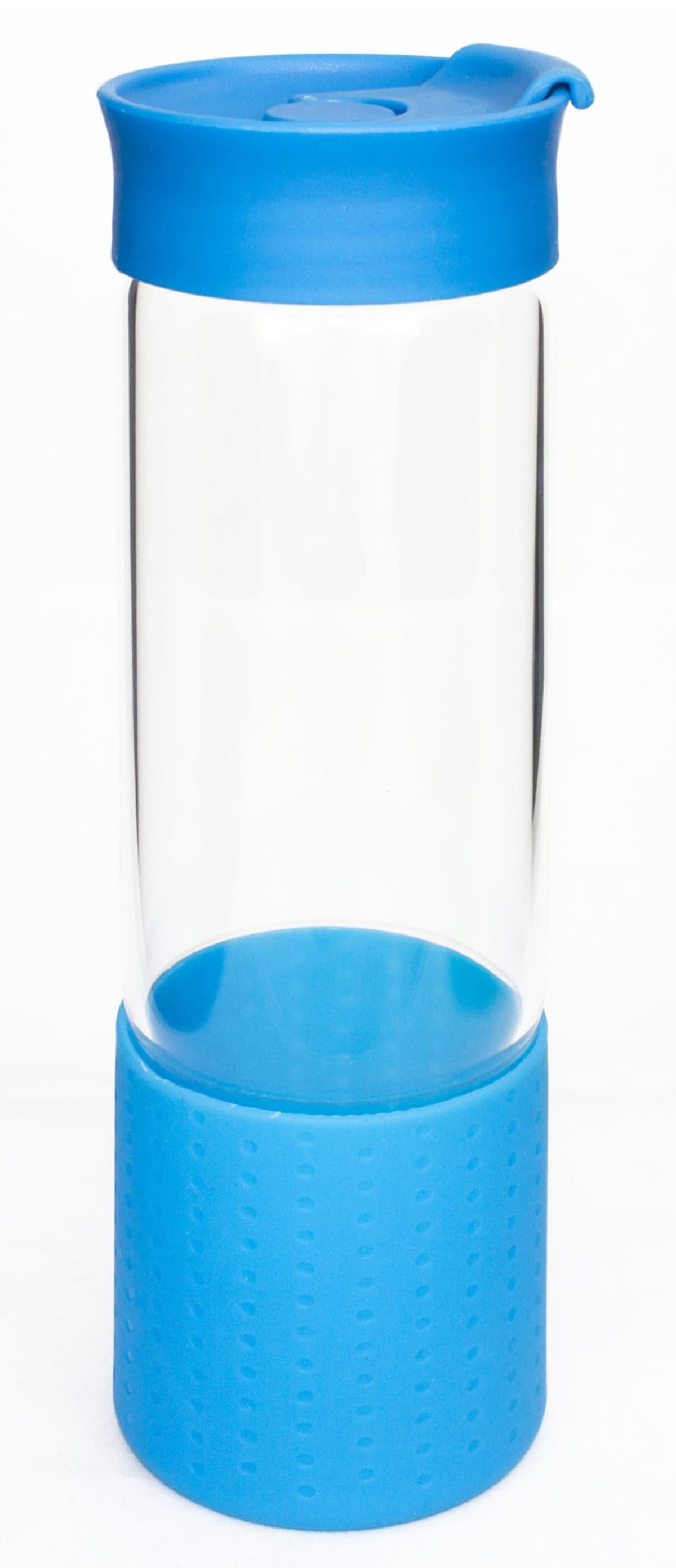 Drink  Bottle  glass with silicone top 500ml