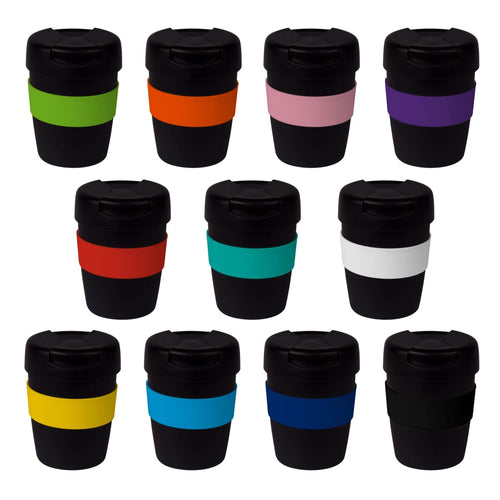 Insulated Coffee Cup / Mug 8oz/235ml Stainless Steel Karma Kup Plastic Flip Lid Reusable . Eco friendly