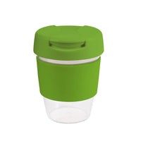 coffee cup / Mug 8oz/235ml Clear Plastic Karma Kup Plastic Flip Lid Reusable  Eco Friendly