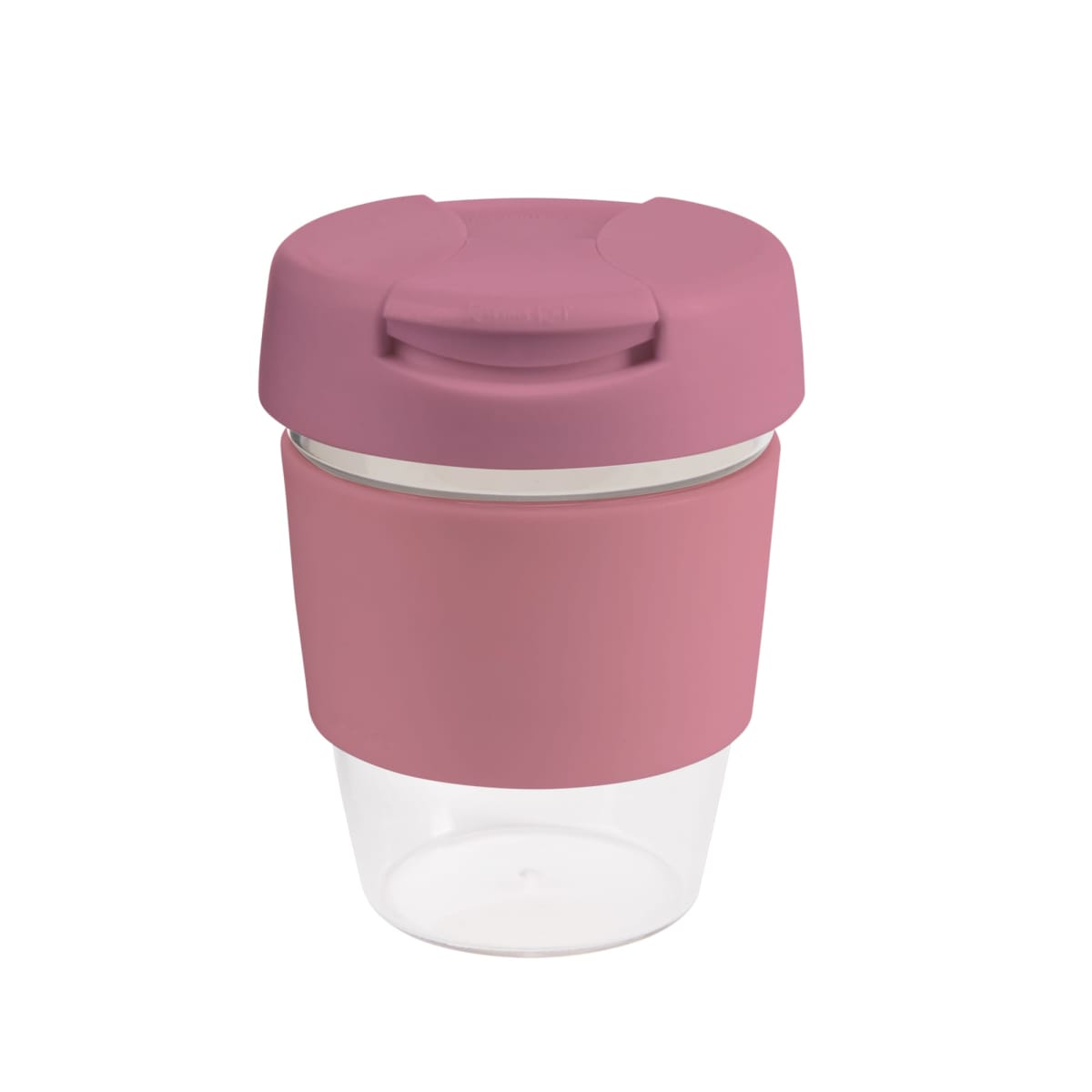coffee cup / Mug 8oz/235ml Clear Plastic Karma Kup Plastic Flip Lid Reusable  Eco Friendly