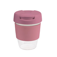 coffee cup / Mug 8oz/235ml Clear Plastic Karma Kup Plastic Flip Lid Reusable  Eco Friendly
