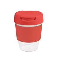 coffee cup / Mug 8oz/235ml Clear Plastic Karma Kup Plastic Flip Lid Reusable  Eco Friendly